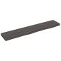 vidaXL Wandregal Dunkelgrau 100x20x4 cm Massivholz Eiche Behandelt vidaXL Wandregal Dunkelgrau 100x20x4 cm Massivholz Eiche Behandelt