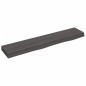 vidaXL Wandregal Dunkelgrau 100x20x6 cm Massivholz Eiche Behandelt vidaXL Wandregal Dunkelgrau 100x20x6 cm Massivholz Eiche Behandelt