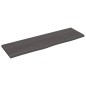 vidaXL Wandregal Dunkelgrau 100x30x2 cm Massivholz Eiche Behandelt vidaXL Wandregal Dunkelgrau 100x30x2 cm Massivholz Eiche Behandelt