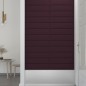 Wandpaneele 12 Stk. Lila 60x15 cm Stoff 1,08 m² Wandpaneele 12 Stk. Lila 60x15 cm Stoff 1,08 m²