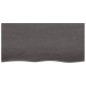 vidaXL Wandregal Dunkelbraun 100x50x(2-4)cm Massivholz Eiche Behandelt vidaXL Wandregal Dunkelbraun 100x50x(2-4)cm Massivholz Eiche Behandelt