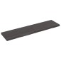 vidaXL Wandregal Dunkelgrau 120x30x4 cm Massivholz Eiche Behandelt vidaXL Wandregal Dunkelgrau 120x30x4 cm Massivholz Eiche Behandelt