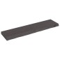 vidaXL Wandregal Dunkelbraun 120x30x(2-6)cm Massivholz Eiche Behandelt vidaXL Wandregal Dunkelbraun 120x30x(2-6)cm Massivholz Eiche Behandelt