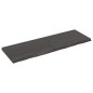 vidaXL Wandregal Dunkelgrau 120x40x4 cm Massivholz Eiche Behandelt vidaXL Wandregal Dunkelgrau 120x40x4 cm Massivholz Eiche Behandelt