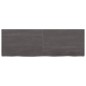 vidaXL Wandregal Dunkelgrau 120x40x4 cm Massivholz Eiche Behandelt vidaXL Wandregal Dunkelgrau 120x40x4 cm Massivholz Eiche Behandelt