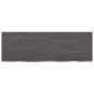 vidaXL Wandregal Dunkelgrau 120x40x6 cm Massivholz Eiche Behandelt vidaXL Wandregal Dunkelgrau 120x40x6 cm Massivholz Eiche Behandelt