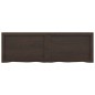 vidaXL Wandregal Dunkelgrau 120x40x6 cm Massivholz Eiche Behandelt vidaXL Wandregal Dunkelgrau 120x40x6 cm Massivholz Eiche Behandelt