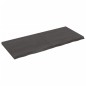 vidaXL Wandregal Dunkelgrau 120x50x4 cm Massivholz Eiche Behandelt vidaXL Wandregal Dunkelgrau 120x50x4 cm Massivholz Eiche Behandelt