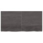 vidaXL Wandregal Dunkelbraun 120x60x(2-4)cm Massivholz Eiche Behandelt vidaXL Wandregal Dunkelbraun 120x60x(2-4)cm Massivholz Eiche Behandelt