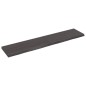 vidaXL Wandregal Dunkelgrau 140x30x4 cm Massivholz Eiche Behandelt vidaXL Wandregal Dunkelgrau 140x30x4 cm Massivholz Eiche Behandelt