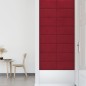 Wandpaneele 12 Stk. Weinrot 60x30 cm Samt 2,16 m² Wandpaneele 12 Stk. Weinrot 60x30 cm Samt 2,16 m²