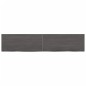 vidaXL Wandregal Dunkelgrau 140x30x4 cm Massivholz Eiche Behandelt vidaXL Wandregal Dunkelgrau 140x30x4 cm Massivholz Eiche Behandelt
