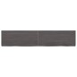 vidaXL Wandregal Dunkelgrau 140x30x6 cm Massivholz Eiche Behandelt vidaXL Wandregal Dunkelgrau 140x30x6 cm Massivholz Eiche Behandelt