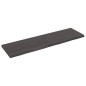 vidaXL Wandregal Dunkelgrau 140x40x4 cm Massivholz Eiche Behandelt vidaXL Wandregal Dunkelgrau 140x40x4 cm Massivholz Eiche Behandelt