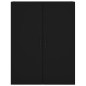 Highboard Schwarz 69,5x34x180 cm Holzwerkstoff Highboard Schwarz 69,5x34x180 cm Holzwerkstoff