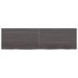vidaXL Wandregal Dunkelgrau 140x40x4 cm Massivholz Eiche Behandelt vidaXL Wandregal Dunkelgrau 140x40x4 cm Massivholz Eiche Behandelt