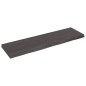 vidaXL Wandregal Dunkelgrau 140x40x6 cm Massivholz Eiche Behandelt vidaXL Wandregal Dunkelgrau 140x40x6 cm Massivholz Eiche Behandelt