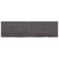 vidaXL Wandregal Dunkelgrau 140x40x6 cm Massivholz Eiche Behandelt vidaXL Wandregal Dunkelgrau 140x40x6 cm Massivholz Eiche Behandelt