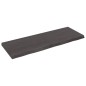 vidaXL Wandregal Dunkelgrau 140x50x6 cm Massivholz Eiche Behandelt vidaXL Wandregal Dunkelgrau 140x50x6 cm Massivholz Eiche Behandelt