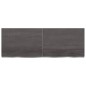 vidaXL Wandregal Dunkelgrau 140x50x6 cm Massivholz Eiche Behandelt vidaXL Wandregal Dunkelgrau 140x50x6 cm Massivholz Eiche Behandelt