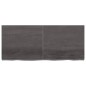 vidaXL Wandregal Dunkelbraun 140x60x(2-4)cm Massivholz Eiche Behandelt vidaXL Wandregal Dunkelbraun 140x60x(2-4)cm Massivholz Eiche Behandelt