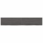 vidaXL Wandregal Dunkelgrau 160x30x4 cm Massivholz Eiche Behandelt vidaXL Wandregal Dunkelgrau 160x30x4 cm Massivholz Eiche Behandelt