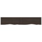 vidaXL Wandregal Dunkelgrau 160x30x4 cm Massivholz Eiche Behandelt vidaXL Wandregal Dunkelgrau 160x30x4 cm Massivholz Eiche Behandelt