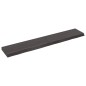vidaXL Wandregal Dunkelgrau 160x30x6 cm Massivholz Eiche Behandelt vidaXL Wandregal Dunkelgrau 160x30x6 cm Massivholz Eiche Behandelt