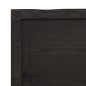 vidaXL Wandregal Dunkelgrau 160x40x6 cm Massivholz Eiche Behandelt vidaXL Wandregal Dunkelgrau 160x40x6 cm Massivholz Eiche Behandelt