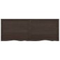 vidaXL Wandregal Dunkelgrau 160x60x4 cm Massivholz Eiche Behandelt vidaXL Wandregal Dunkelgrau 160x60x4 cm Massivholz Eiche Behandelt
