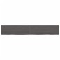 vidaXL Wandregal Dunkelgrau 180x30x6 cm Massivholz Eiche Behandelt vidaXL Wandregal Dunkelgrau 180x30x6 cm Massivholz Eiche Behandelt