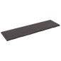 vidaXL Wandregal Dunkelgrau 180x50x4 cm Massivholz Eiche Behandelt vidaXL Wandregal Dunkelgrau 180x50x4 cm Massivholz Eiche Behandelt