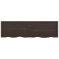 vidaXL Wandregal Dunkelgrau 180x50x4 cm Massivholz Eiche Behandelt vidaXL Wandregal Dunkelgrau 180x50x4 cm Massivholz Eiche Behandelt