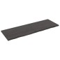 vidaXL Wandregal Dunkelgrau 180x60x4 cm Massivholz Eiche Behandelt vidaXL Wandregal Dunkelgrau 180x60x4 cm Massivholz Eiche Behandelt