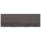 vidaXL Wandregal Dunkelgrau 180x60x4 cm Massivholz Eiche Behandelt vidaXL Wandregal Dunkelgrau 180x60x4 cm Massivholz Eiche Behandelt
