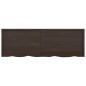 vidaXL Wandregal Dunkelgrau 180x60x4 cm Massivholz Eiche Behandelt vidaXL Wandregal Dunkelgrau 180x60x4 cm Massivholz Eiche Behandelt