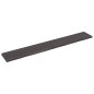 vidaXL Wandregal Dunkelgrau 200x30x4 cm Massivholz Eiche Behandelt vidaXL Wandregal Dunkelgrau 200x30x4 cm Massivholz Eiche Behandelt