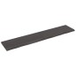 vidaXL Wandregal Dunkelbraun 200x40x(2-4)cm Massivholz Eiche Behandelt vidaXL Wandregal Dunkelbraun 200x40x(2-4)cm Massivholz Eiche Behandelt