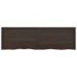 vidaXL Wandregal Dunkelgrau 200x60x4 cm Massivholz Eiche Behandelt vidaXL Wandregal Dunkelgrau 200x60x4 cm Massivholz Eiche Behandelt