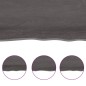 vidaXL Wandregal Dunkelgrau 200x60x4 cm Massivholz Eiche Behandelt vidaXL Wandregal Dunkelgrau 200x60x4 cm Massivholz Eiche Behandelt