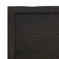 vidaXL Wandregal Dunkelgrau 200x60x4 cm Massivholz Eiche Behandelt vidaXL Wandregal Dunkelgrau 200x60x4 cm Massivholz Eiche Behandelt