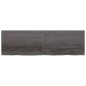 vidaXL Wandregal Dunkelbraun 200x60x(2-6)cm Massivholz Eiche Behandelt vidaXL Wandregal Dunkelbraun 200x60x(2-6)cm Massivholz Eiche Behandelt