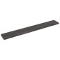 vidaXL Wandregal Dunkelbraun 220x30x(2-6)cm Massivholz Eiche Behandelt vidaXL Wandregal Dunkelbraun 220x30x(2-6)cm Massivholz Eiche Behandelt