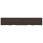 vidaXL Wandregal Dunkelgrau 220x40x4 cm Massivholz Eiche Behandelt vidaXL Wandregal Dunkelgrau 220x40x4 cm Massivholz Eiche Behandelt