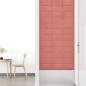 Wandpaneele 12 Stk. Rosa 30x15 cm Samt 0,54 m² Wandpaneele 12 Stk. Rosa 30x15 cm Samt 0,54 m²