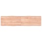 vidaXL Tischplatte Hellbraun 160x40x6cm Eichenholz Behandelt Baumkante vidaXL Tischplatte Hellbraun 160x40x6cm Eichenholz Behandelt Baumkante