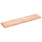vidaXL Tischplatte Hellbraun 160x40x6cm Eichenholz Behandelt Baumkante vidaXL Tischplatte Hellbraun 160x40x6cm Eichenholz Behandelt Baumkante