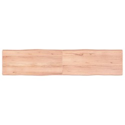 vidaXL Tischplatte 180x40x(2-6) cm Massivholz Behandelt Baumkante