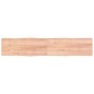 vidaXL Tischplatte Hellbraun 200x40x4cm Eichenholz Behandelt Baumkante vidaXL Tischplatte Hellbraun 200x40x4cm Eichenholz Behandelt Baumkante