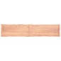 vidaXL Tischplatte Hellbraun 200x40x4cm Eichenholz Behandelt Baumkante vidaXL Tischplatte Hellbraun 200x40x4cm Eichenholz Behandelt Baumkante